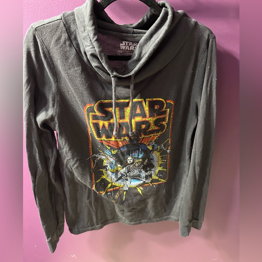 Star Wars hoodie - Dark Gray with cowl neck